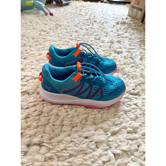Girls Avia Teal Pink All-Terrain Sneakers - Size 2 (Big Girl) - Picture 1 of 10